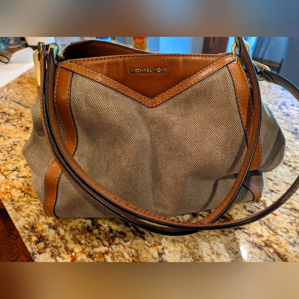 MICHAEL Michael Kors Brown and Tan Tote
